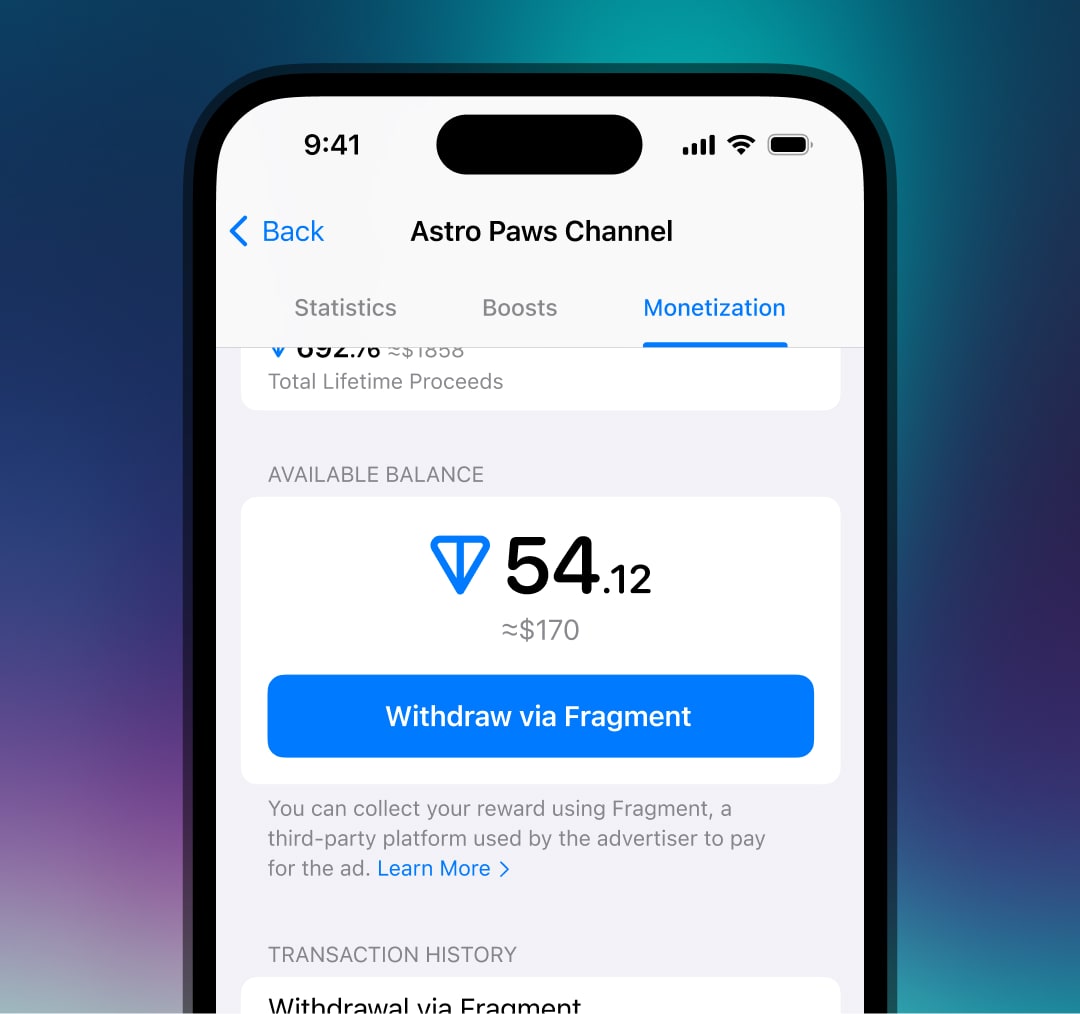 Telegram Monetization