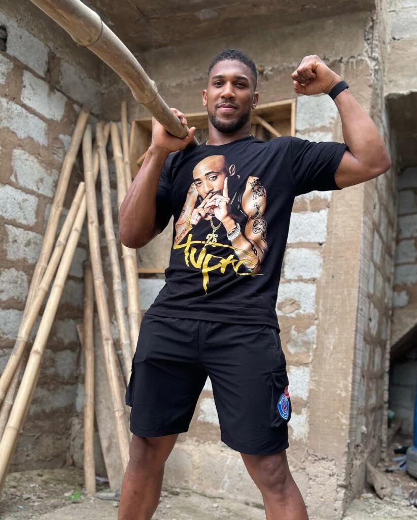 Antony Joshua grateful to Nigeria, departs for next fight