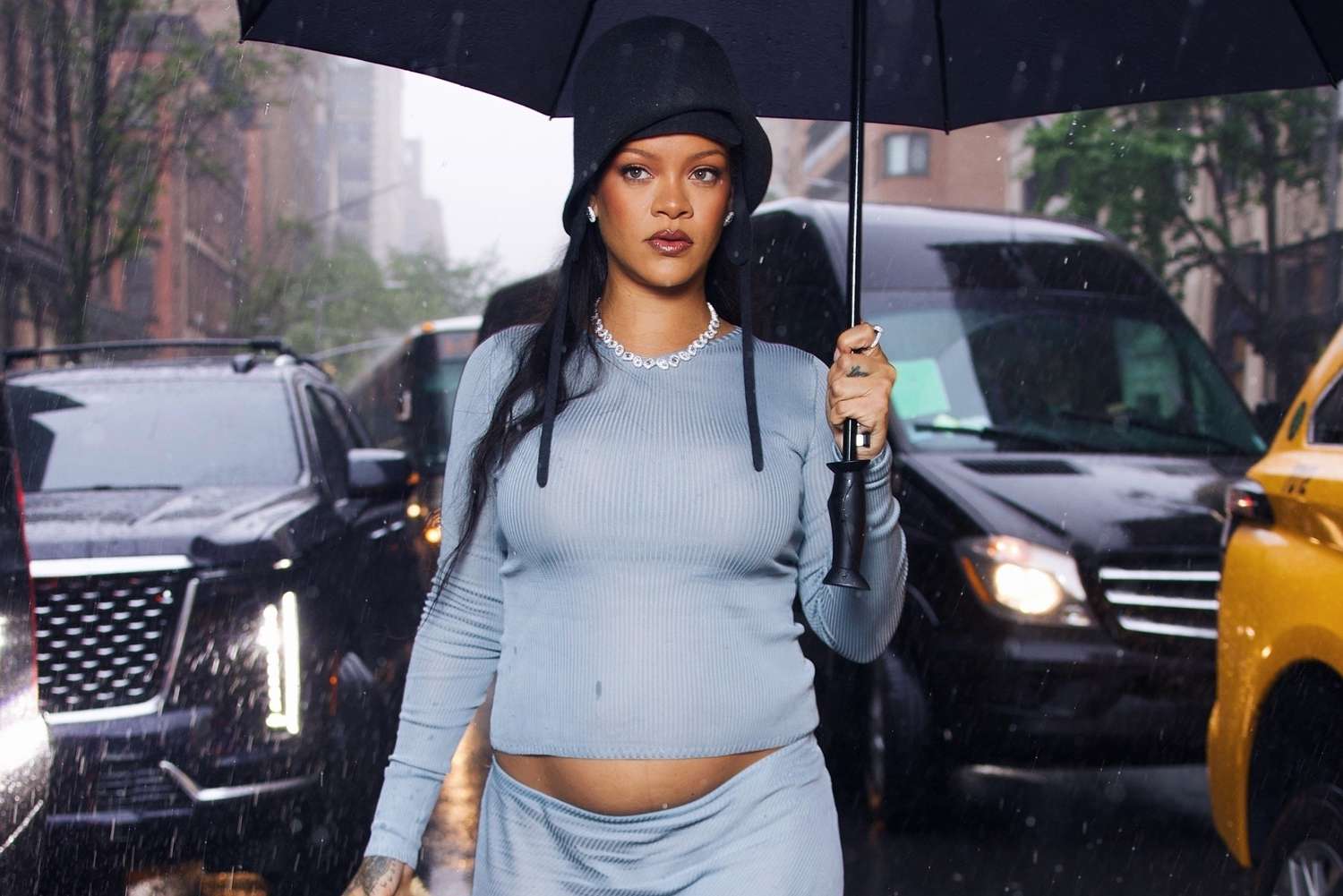 Rihanna reveals she is pregnant with third child