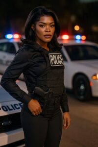 Teyana Taylor in straw movie