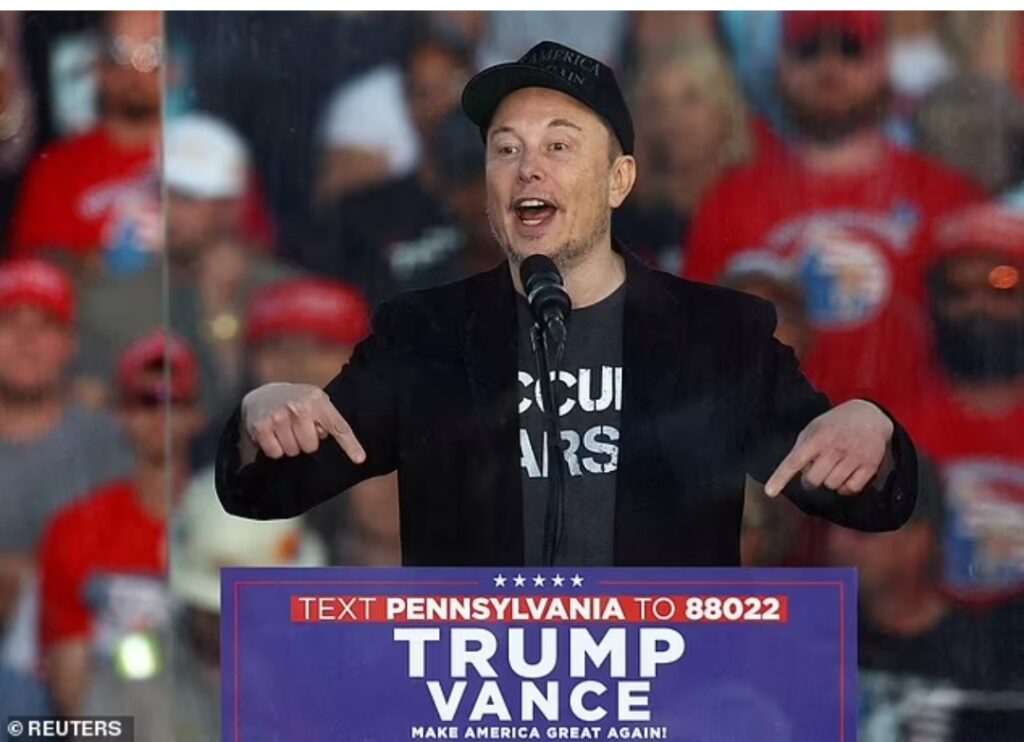 Elon musk and Donald Trump