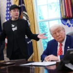 Elon musk and Donald Trump issue