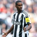 Newcastle striker Alexander Isak