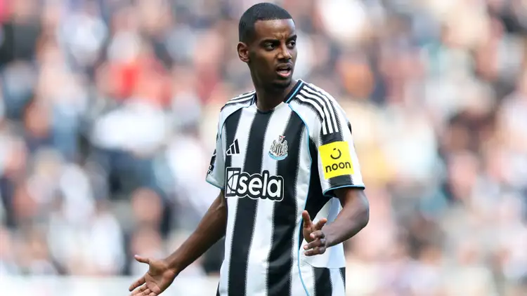 Newcastle striker Alexander Isak