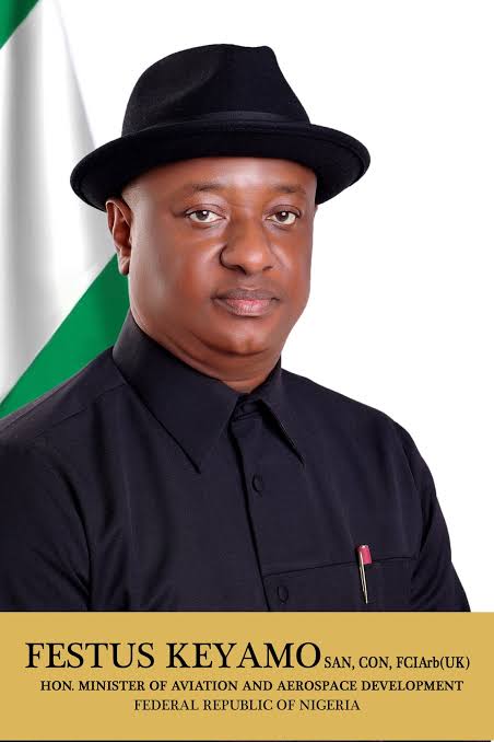 Minister of Aviation Mr Festus Keyamo
