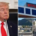 President Donald Trump on Netflix and Warner Bros Discovery