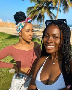 Jemima Osunde and Adesua 