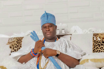 Ooni of Ife Oba Adeyeye Ogunwusi in royal regalia