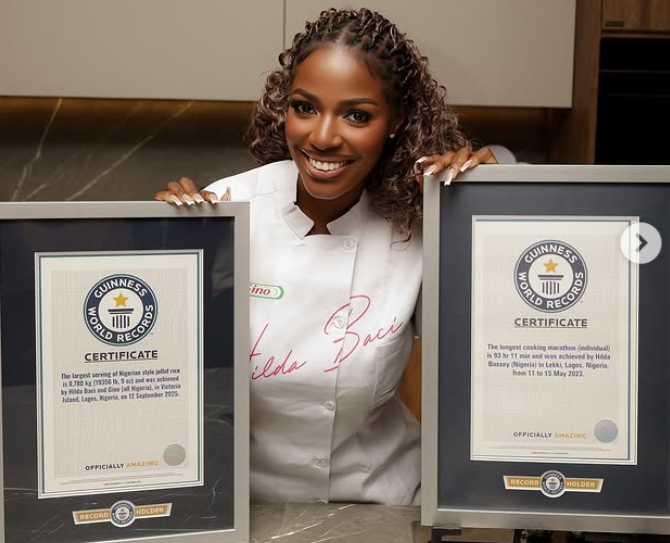 Hilda Baci breaks another record, becomes three-time Guinness record holder