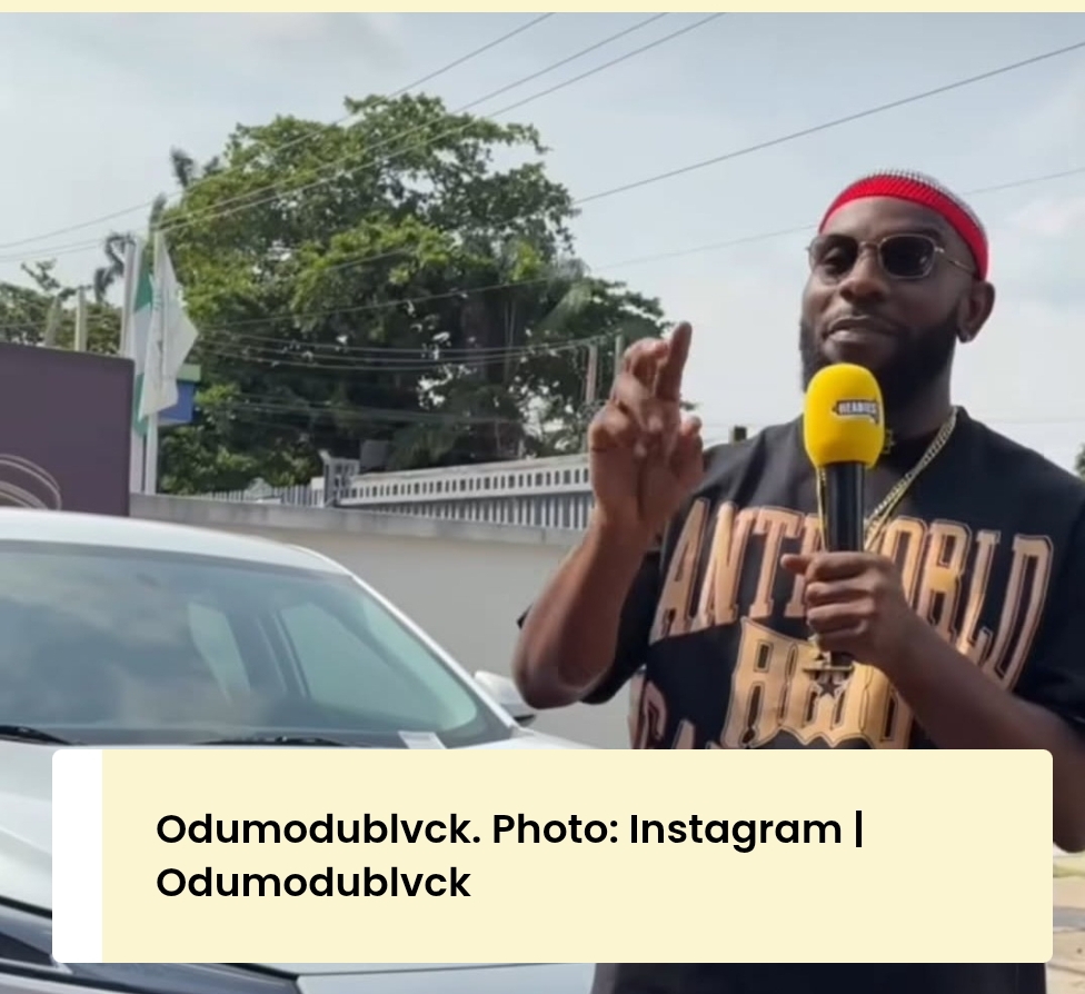 Odumodublvck receives car, house, land, five-year US visa after Headies win