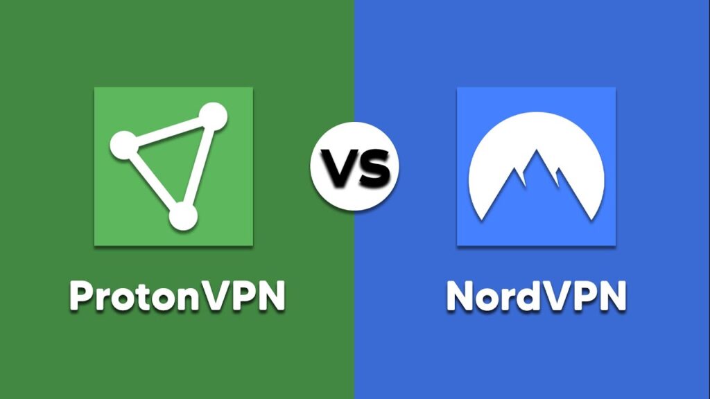 NordVPN vs ProtonVPN speed comparison chart 2026