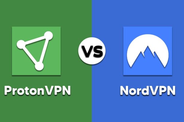 NordVPN vs ProtonVPN speed comparison chart 2026