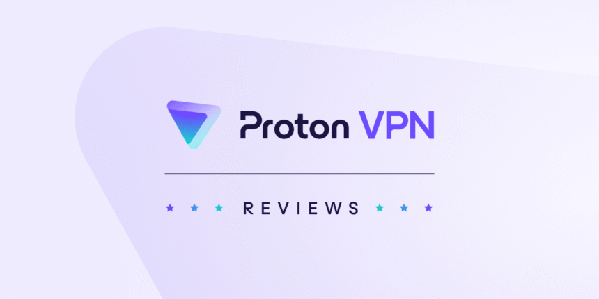 ProtonVPN logo - Swiss-based VPN service